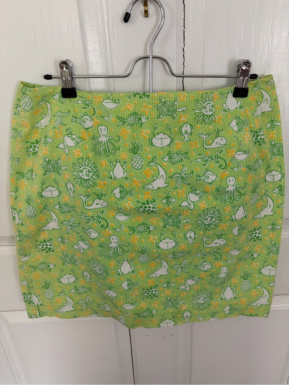 Lilly Pulitzer sea life print skirt
